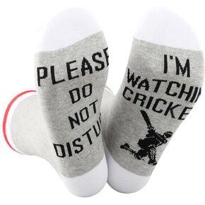 TSOTMO Cricket Gift Cricketer Gift Cricket Novelty Socks for Cricket Lovers Cricket Player Gift Cricket Dad Gift in Kuwait