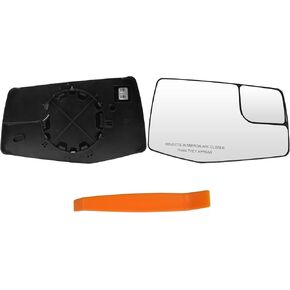 Heated Mirror Glass Compatible with Chevy Silverado 1500 GMC Sierra 1500 2019-2025, Left Driver Side Exterior Mirror Glass Replacement for GM1324159 84309708 Left Side in Kuwait