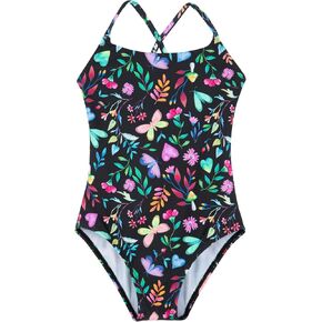 Gottex Kids Criss Cross Tie Back One Piece Swimsuit Chlorine Fade Resistant and Built-in UPF UV 50 + Protection in Saudi Arabia