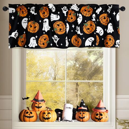 2 Pack Patriotic Curtain Valance for Windows 4th of July Independence Day Valances Red White Blue Star Rod Pocket Short Curtain Window Treatments for Home Kitchen Windows Decor 54 x 18 Inch in Kuwait