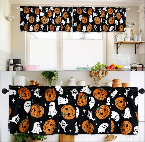 2 Pack Patriotic Curtain Valance for Windows 4th of July Independence Day Valances Red White Blue Star Rod Pocket Short Curtain Window Treatments for Home Kitchen Windows Decor 54 x 18 Inch in Kuwait