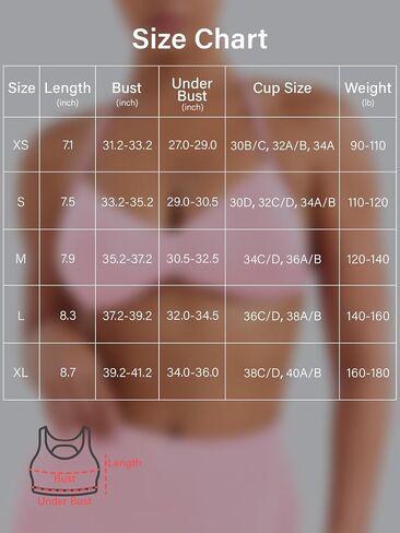 Voyjoy Impact Strappy Sports Bra قابلة للتعديل تجريب صالة الألعاب الرياضية Yoga Bra Top للنساء in Kuwait