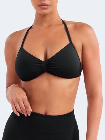 Voyjoy Impact Strappy Sports Bra قابلة للتعديل تجريب صالة الألعاب الرياضية Yoga Bra Top للنساء in Saudi Arabia