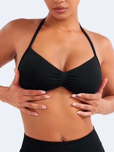 Voyjoy Impact Strappy Sports Bra قابلة للتعديل تجريب صالة الألعاب الرياضية Yoga Bra Top للنساء in Saudi Arabia