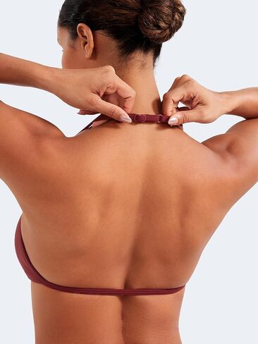 Voyjoy Impact Strappy Sports Bra قابلة للتعديل تجريب صالة الألعاب الرياضية Yoga Bra Top للنساء in Kuwait