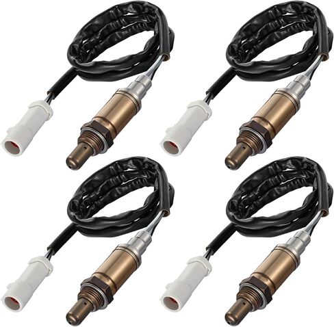 BDFHYK Oxygen Sensor Upstream Downstream O2, Compatible with Ford F150 E150, Compatible with Mercury Mariner, 15717 15716 15664 ZZC318861 Replacement 4PCS in Saudi Arabia
