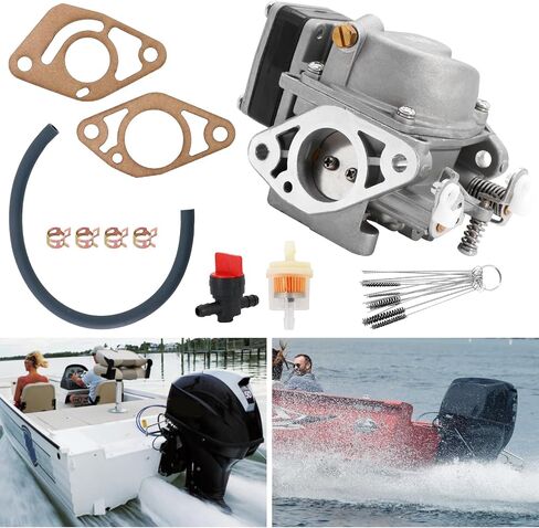 Kipa Carburetor Assembly Kit For Tohatsu Nissan 2-stroke 9.8HP M9.8 NS9.8 Outboard Engine 3B2-03200-1 3K9-03200-0 3G0-03200-0 3B2032001 3K9032000 3G0032000 3B2032001M 3K9032000M 3G0032000M in Saudi Arabia
