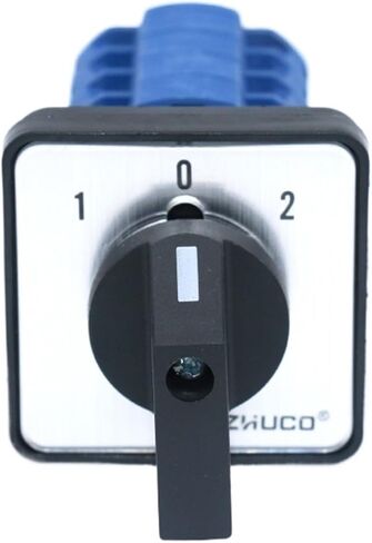 1pcs SZW26/LW26-20 Ui 660V 20A 16 Terminals 1-0-2 4 Phase 64X64 48X48Mm Panel Mount Universal Rotary Knob Cam Changeover Switch(D404.4 1 0 2 64X64mm) in Saudi Arabia