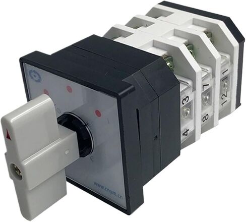 مفتاح CAM LW12-16/3 Rotary Changeover 12 Terminals 3 مواقف التشغيل On-On DIY استخدام الطاقة المزدوجة للسيطرة على محرك 5.5 كيلو وات حمولين in Saudi Arabia