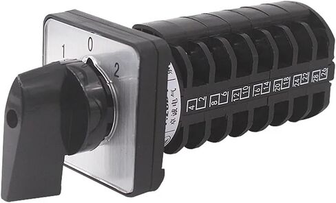 3 Position Rotary Switch LW8-10/7 Three Gear Seven Levels 7 Wire Dual Power Switching Motor Signal Control 10A in Saudi Arabia