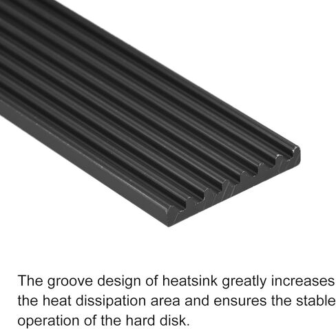 MECCANIXITY 1 Pack M.2 2280 Nvme SSD Heatsink Cooler Alloy Aluminum Heat Sink with Mounting Screws Screwdriver Kit,1mm,1.5mm Thermal Pad, for PC Laptop, Silver Tone in Saudi Arabia