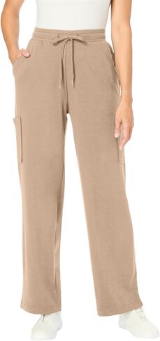 Woman Within Plus Size Knit Pull-On Drawstring Cargo Pants in Saudi Arabia