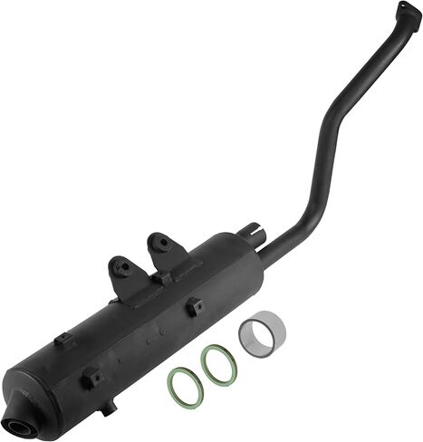 Caltric Muffler with Gasket Compatible with Kawasaki Prairie 650 Kvf650 A B 4X4 2002-2003 in Saudi Arabia