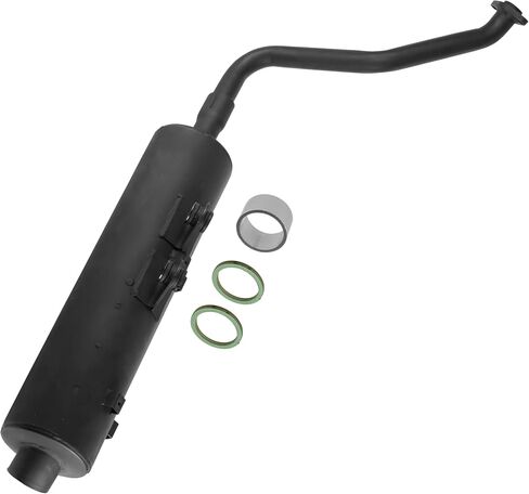 Caltric Muffler with Gasket Compatible with Kawasaki Prairie 650 Kvf650 A B 4X4 2002-2003 in Saudi Arabia