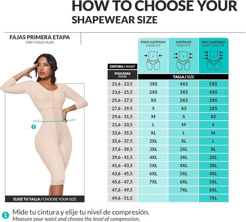 Forma Tu Cuerpo ، Faja Colombiana ، Faja Pacifica Fullshaper مع حمالة صدر و 3 خطافات ، بعد الجراحة استعادة in Kuwait