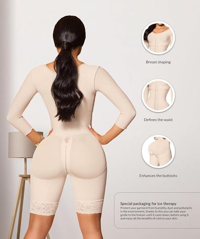 Forma Tu Cuerpo ، Faja Colombiana ، Faja Pacifica Fullshaper مع حمالة صدر و 3 خطافات ، بعد الجراحة استعادة in Kuwait