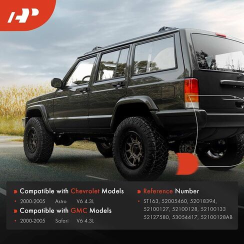 أشرطة خزان الوقود A-Premium متوافقة مع Chevrolet Astro GMC Safari 2000-2005 V6 4.3L Petrol 2-PC Set in Saudi Arabia