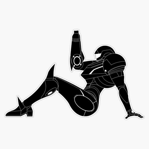 MAGNET Samus Spaceflap Magnetic Vinyl Sticker Decal Magnet 5" in Saudi Arabia