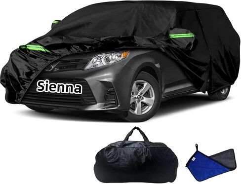 2025 Premium Custom Fit Car Cover for Toyota RAV4 2005-2025, Heavy Duty Waterproof All-Weather Protection UV, Rain, Snow & Hail Resistant Exterior Cover with Door Zipper & Soft Inner Cotton in Saudi Arabia