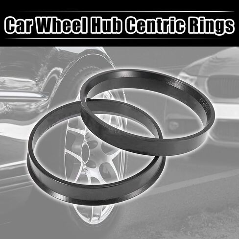 X Autohaux 4pcs البلاستيك 60.1 مم إلى 66.1 مم محور السيارة مركزية حلقات العجلات المركز in Saudi Arabia