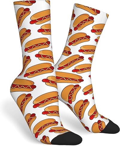 Unisex Trendy Novelty Crew Socks Casual Funny Crazy Dress Socks in Saudi Arabia