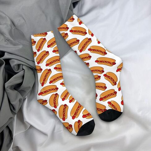 Unisex Trendy Novelty Crew Socks Casual Funny Crazy Dress Socks in Saudi Arabia