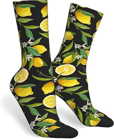 Unisex Trendy Novelty Crew Socks Casual Funny Crazy Dress Socks in Saudi Arabia