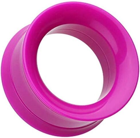 Solid Smooth Flared Screw-Fit Ear Gauge Tunnel Plug in Saudi Arabia