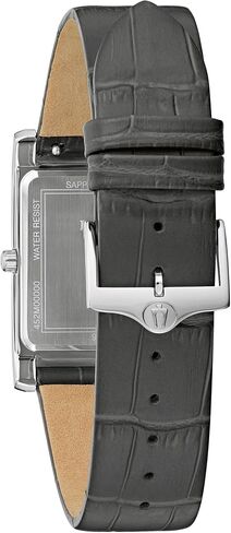 Bulova Men's Classic Sutton 3-Hand Calendar Date Stainless Steel Case and Grey Leather Strap Watch Style:96B443 in Kuwait