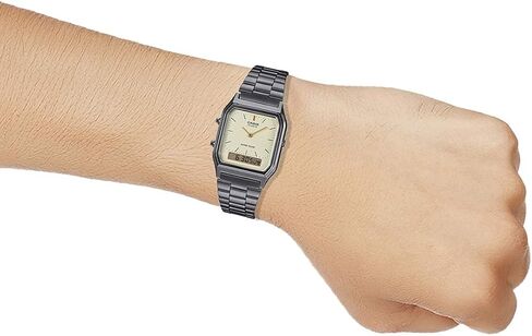 Casio التناظرية الرقمية الأزياء الكوارتز رجال خمر كاسيو AQ-230GG-9A in Saudi Arabia