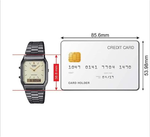 Casio التناظرية الرقمية الأزياء الكوارتز رجال خمر كاسيو AQ-230GG-9A in Saudi Arabia
