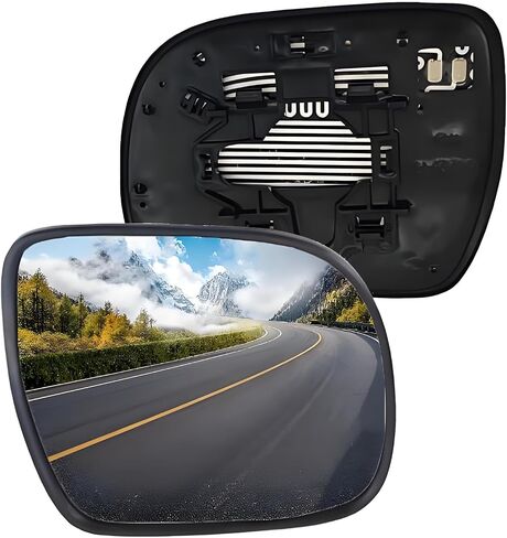 Passenger Side Mirror Replacement for Lexus RX330 2004-2006 RX350 2007-2009 RX400h 2006-2009 - Mirrors Glass, Right Side Rear View Mirror Glass with Power Heated in Saudi Arabia