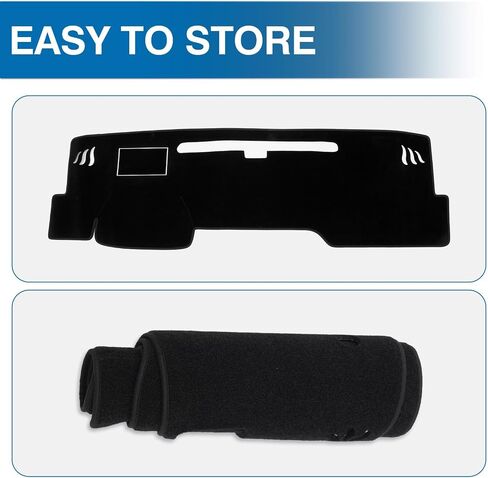 KUST Car Dash Cover for Toyota Camry 2025-2026 Left Hand Drving Dash Carpet Polyester Non-Slip Dash Protector Interior Accessories for Camry Custom Fit Dash Mat Sunshade Windshield Glare Black in Saudi Arabia