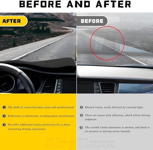 Dashboard Cover fit for Nissan Rogue 2021 2022 2023 2024 Dash Cover Nonslip Dash Mat Pad Protector Interior Accessories in Kuwait