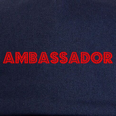 CafePress Retro Ambassador (Red) Cap Adjustable Baseball Cap in Saudi Arabia