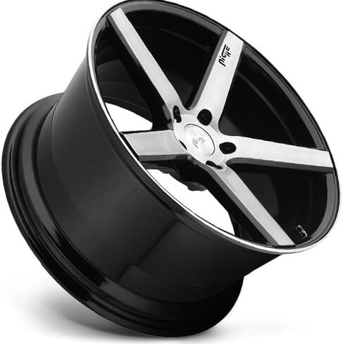 Niche M124 MILAN GLOSS Black Wheel (0 × 0. بوصة /5 × 114 مم ، 35 مم إزاحة) in Saudi Arabia