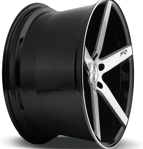 Niche M124 MILAN GLOSS Black Wheel (0 × 0. بوصة /5 × 114 مم ، 35 مم إزاحة) in Saudi Arabia