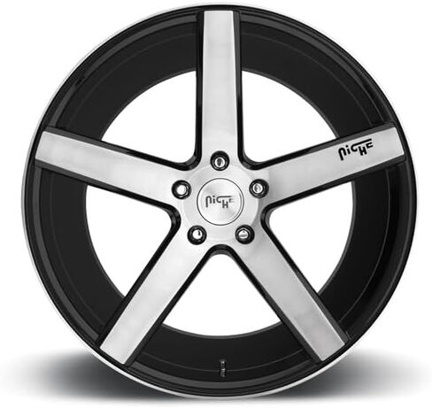 Niche M124 MILAN GLOSS Black Wheel (0 × 0. بوصة /5 × 114 مم ، 35 مم إزاحة) in Saudi Arabia