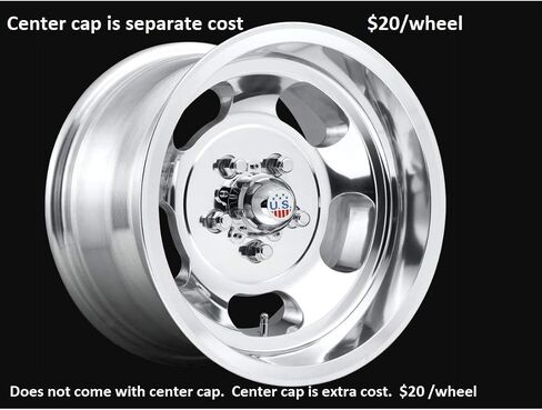 US Mags U101 Indy 15x8 5x114.3 (5x4.5") -12mm Polished Wheel Rim in Saudi Arabia