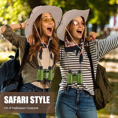 JECERY 3 PCS Women Safari Costume Sun Hats Bucket Hat Leopard Neck Diarf Sifari Assofories for Halloween Cosplay Party in Saudi Arabia