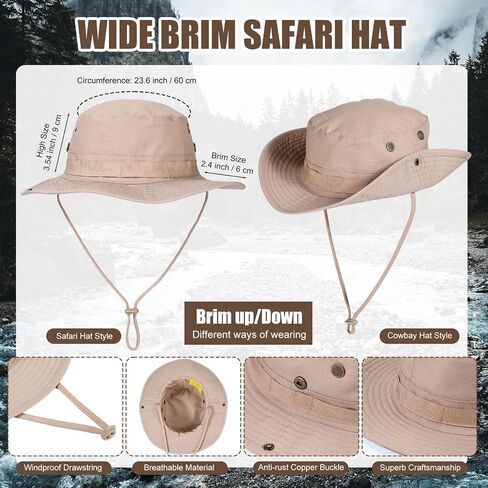 JECERY 3 PCS Women Safari Costume Sun Hats Bucket Hat Leopard Neck Diarf Sifari Assofories for Halloween Cosplay Party in Saudi Arabia