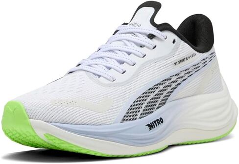 Puma Women's Velocity Nitro 3 Hyrox Running Shoes Shoeaker ، White/Cool Weather ، 7.5 in Kuwait