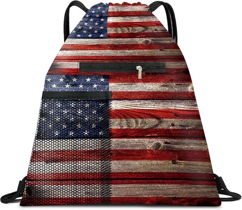 Drawstring Backpack Sports Gym Bag, Large String Swim Bag for Beach With Water Bottle Mesh Pocket, Cute Gym Sack with Zipper Pocket for Men Women Beautiful White Floral in Saudi Arabia