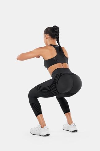 Fanka Body Sculpt 7/8 Length Reversible Wear Compression for Targeted Support Leggings for Women in Kuwait