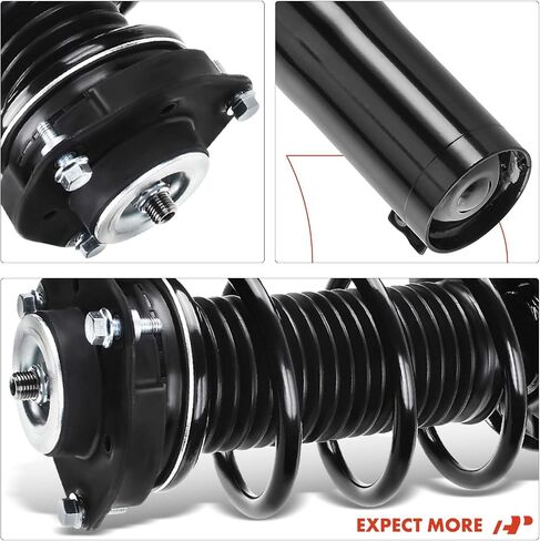 A-Premium Front Pair (2) Complete Strut & Coil Spring Assembly Compatible with Volkswagen Tiguan 2009-2017, Tiguan Limited 2017-2018, Driver and Passenger Side in Saudi Arabia