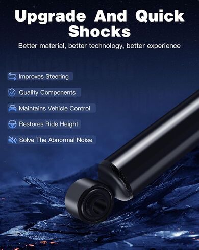 ECCPP Shocks Struts Rear Shocks Absorbers Struts for 2002-2014 for Cadillac Escalade,2003-2014 for Cadillac Escalade ESV,2002-2013 for Cadillac Escalade EXT 345073-2pcs shocks in Saudi Arabia