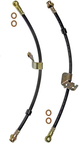 Front Brake Hose - Set of 2 Brake Hose Front Left and Right Brake Line Hose Kit for Avenger 2008-2014 for Caliber 2007-2012 for Jeep Compass 2007-2017 for Jeep Patriot 2007-2017 in Kuwait