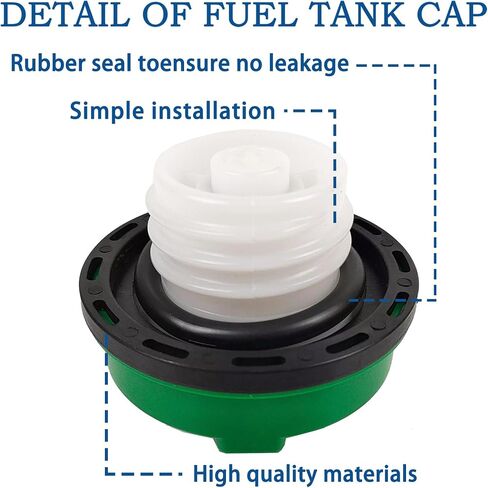 10591D Locking Diesel Gas Cap, Fuel Cap For Chevy Silverado Express C3500 K3500, Dodge Ram 3500 W350 D350, Ford F-250 E-350, GMC Sierra Savana. Replaces# 9MGC791, MGC791, 10591 ﻿ in Saudi Arabia