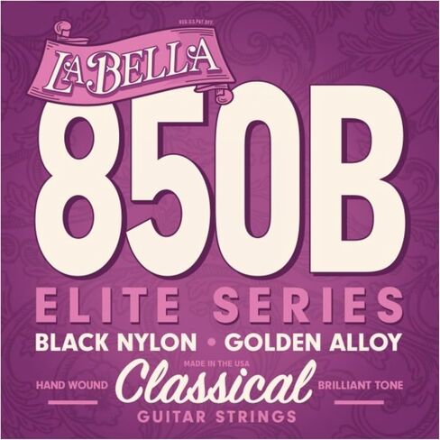 سلسلة جيتار كلاسيكية من La Bella 850 Elite من النايلون الذهبي وسبائك ذهبية in Kuwait