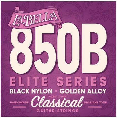 سلسلة جيتار كلاسيكية من La Bella 850 Elite من النايلون الذهبي وسبائك ذهبية in Kuwait